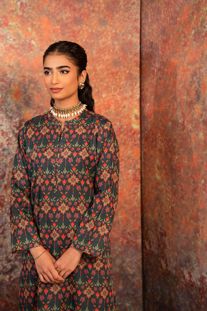 Nishat Linen - Printed Shirt - PW23-241