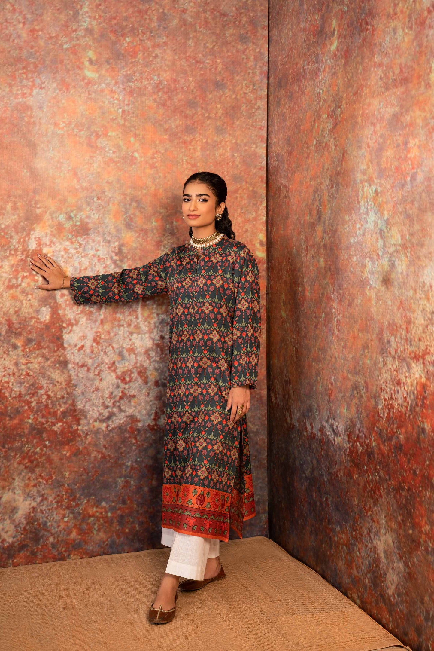 Nishat Linen - Printed Shirt - PW23-241