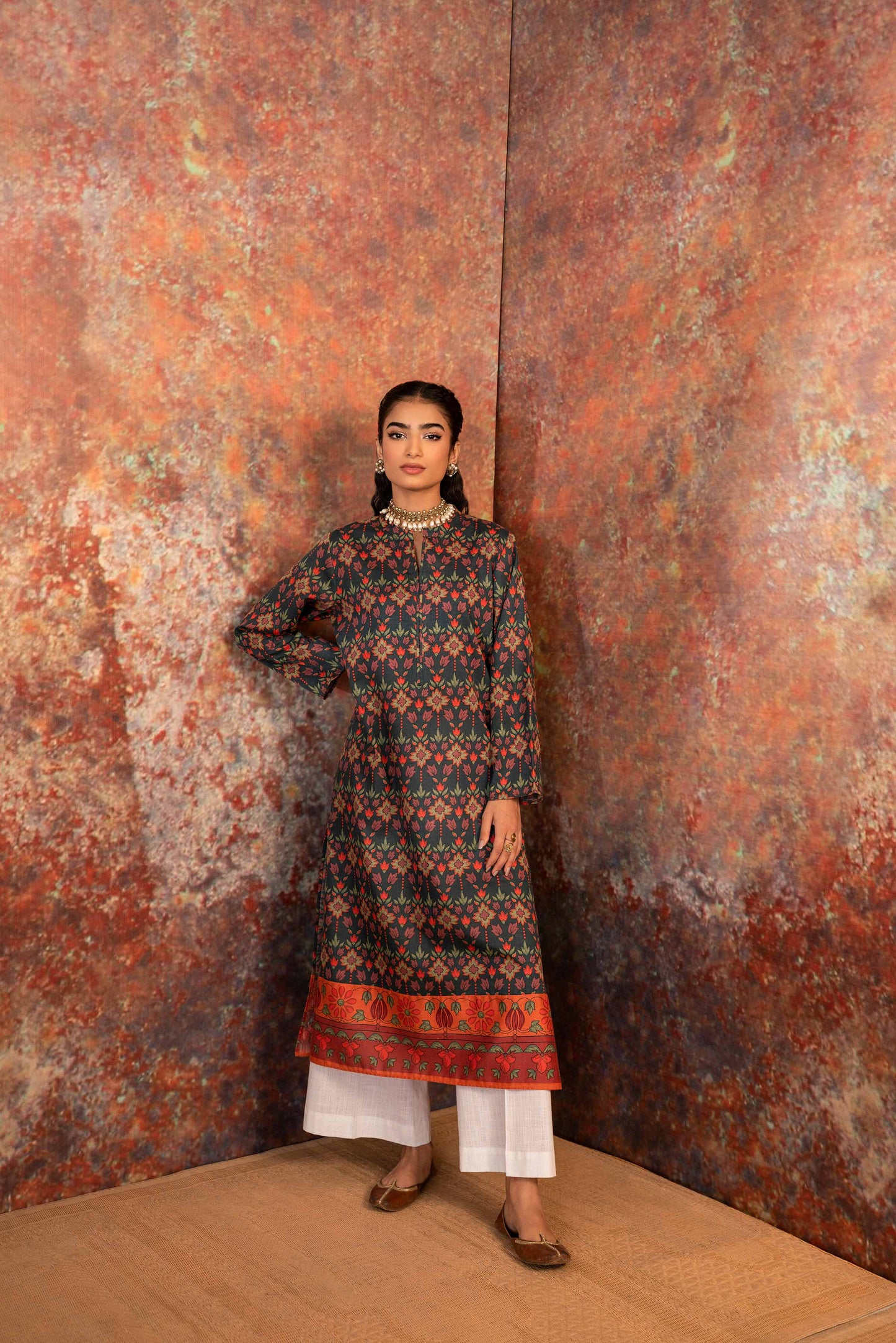 Nishat Linen - Printed Shirt - PW23-241
