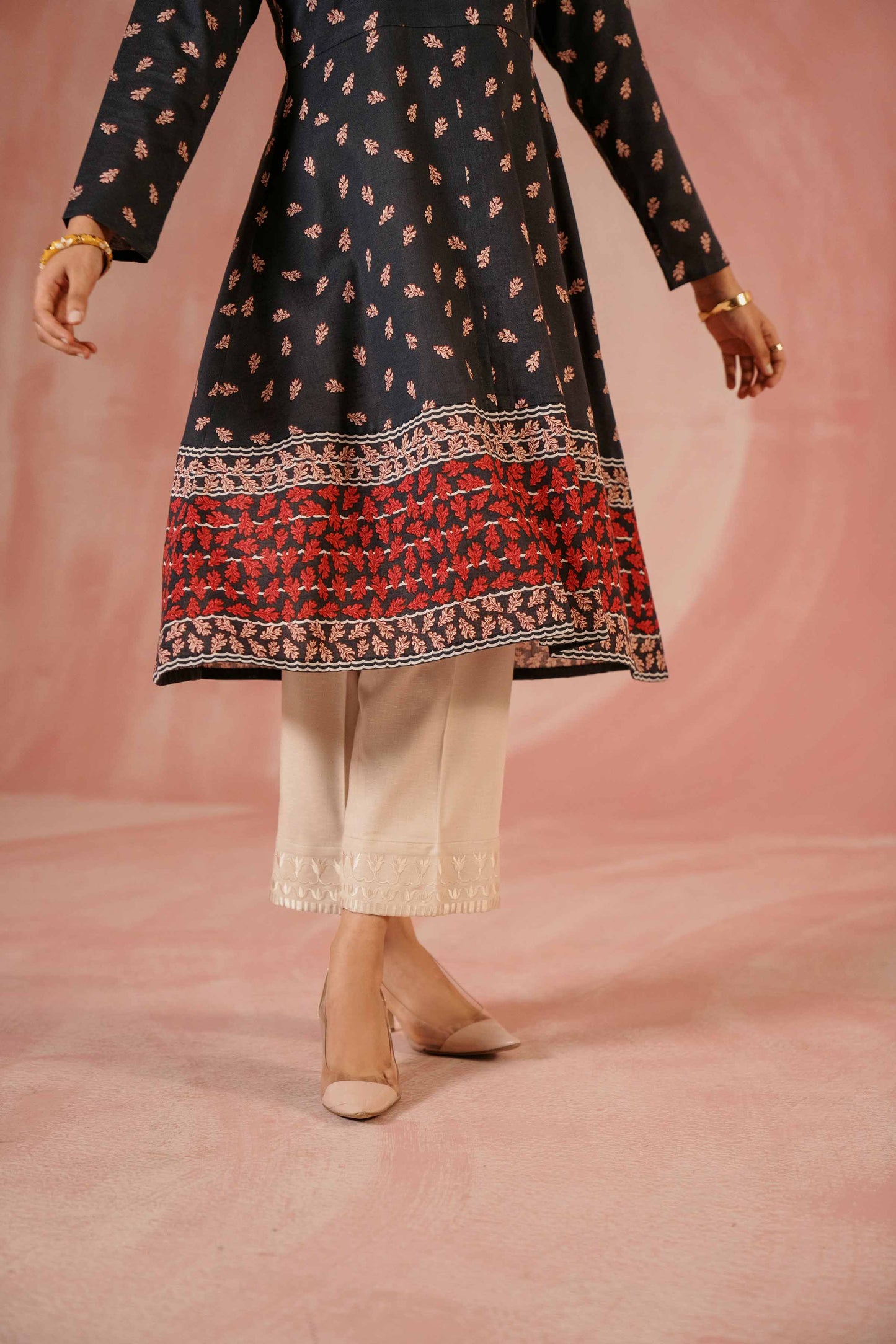 Nishat Linen - Printed Shirt - PW23-242