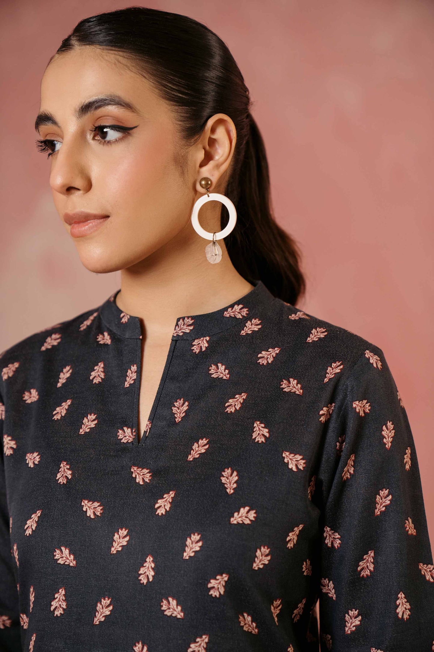 Nishat Linen - Printed Shirt - PW23-242