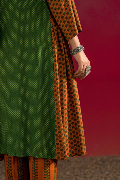 Nishat Linen - 2 Piece - Printed Embroidered Suit - PW23-244