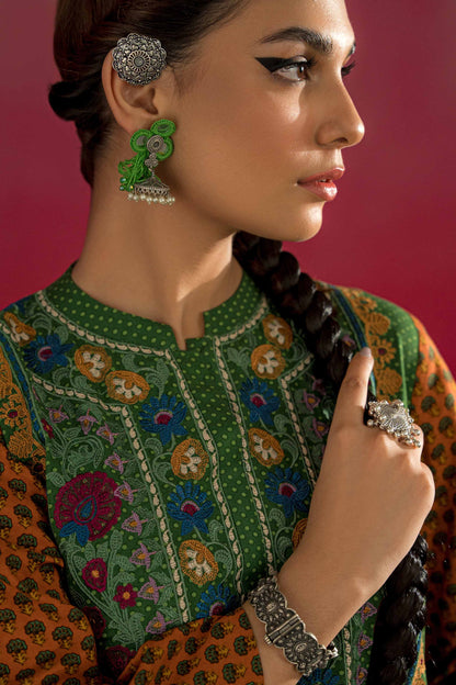 Nishat Linen - 2 Piece - Printed Embroidered Suit - PW23-244
