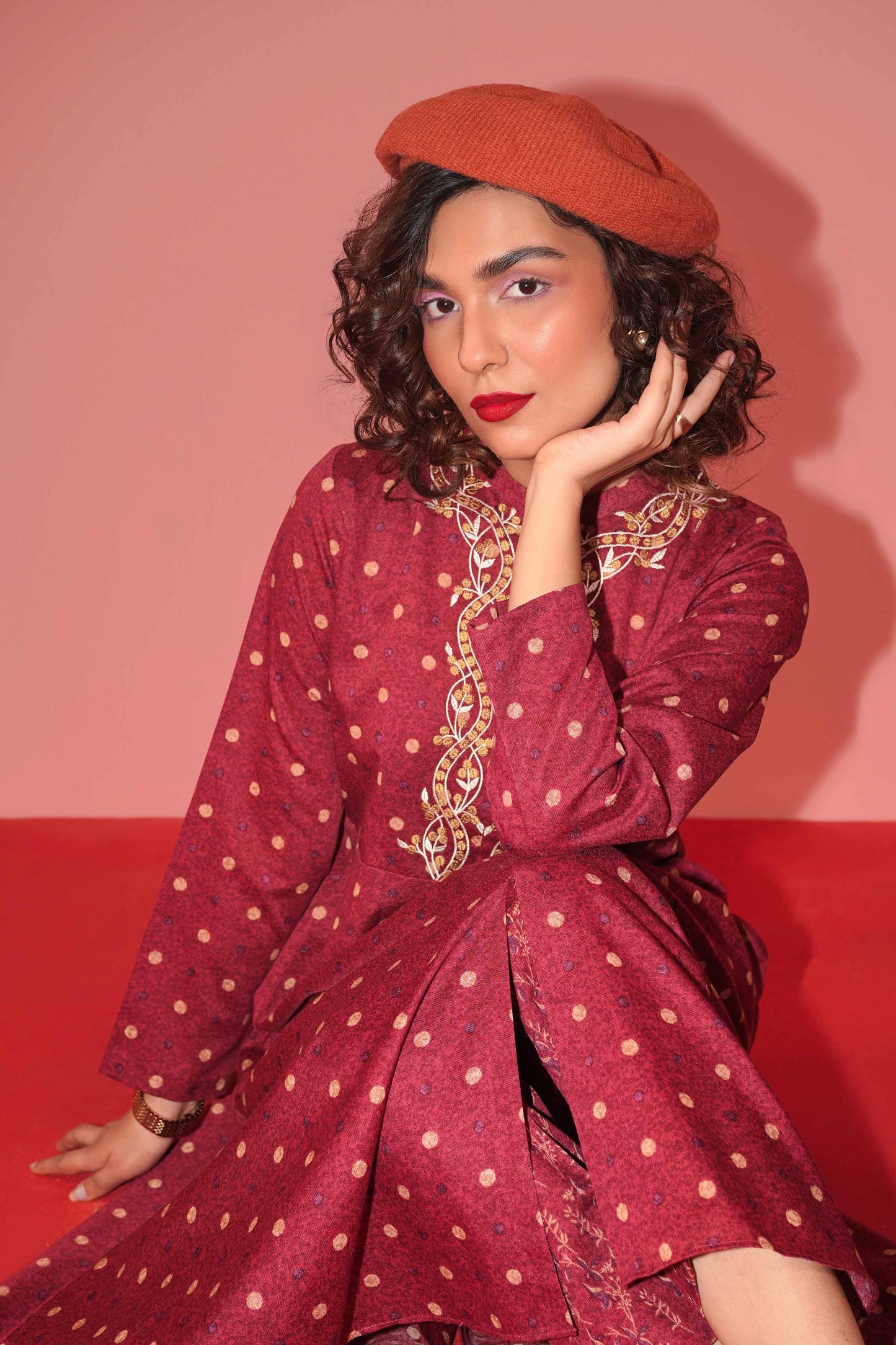 Nishat Linen - 2 Piece - Printed Embroidered Suit - PW23-247