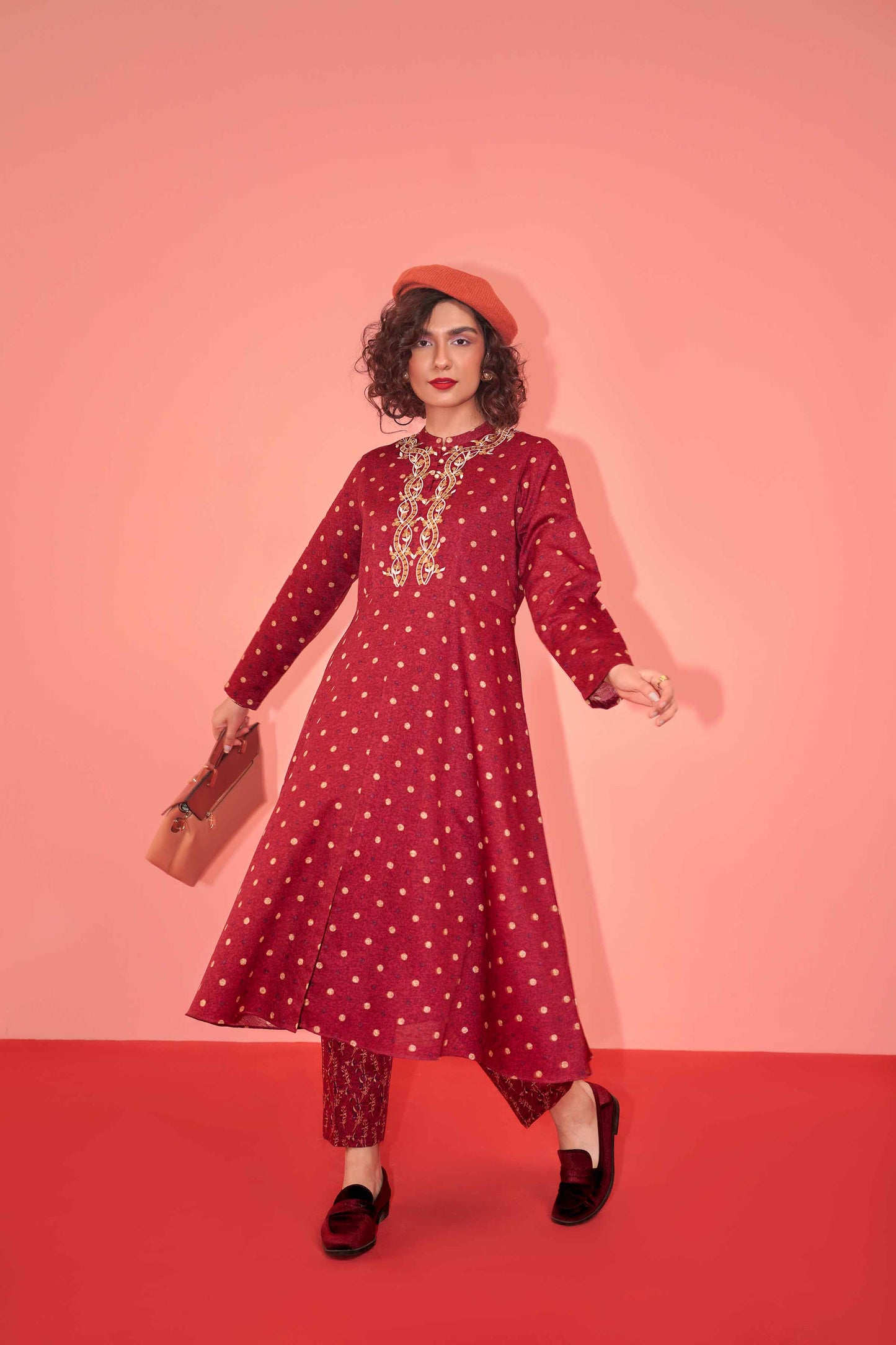 Nishat Linen - 2 Piece - Printed Embroidered Suit - PW23-247