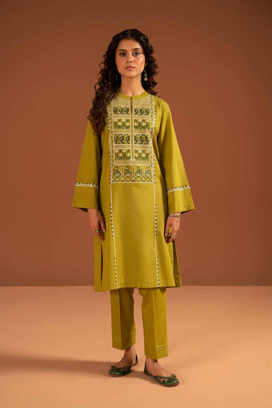 Nishat Linen - 2 Piece - Embroidered Suit - PW23-25