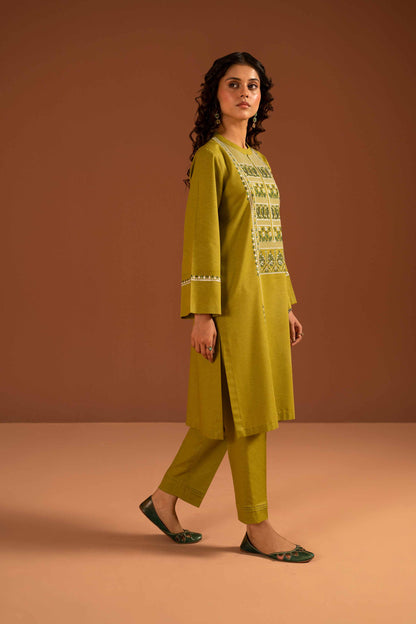 Nishat Linen - 2 Piece - Embroidered Suit - PW23-25