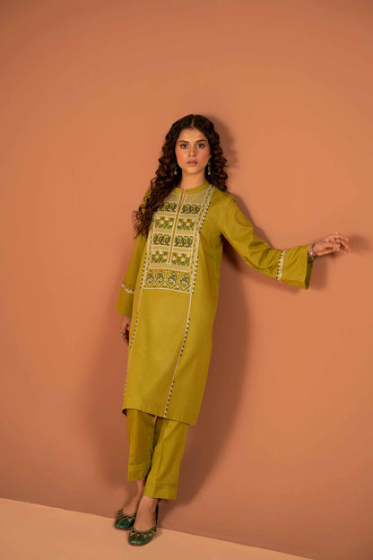 Nishat Linen - 2 Piece - Embroidered Suit - PW23-25