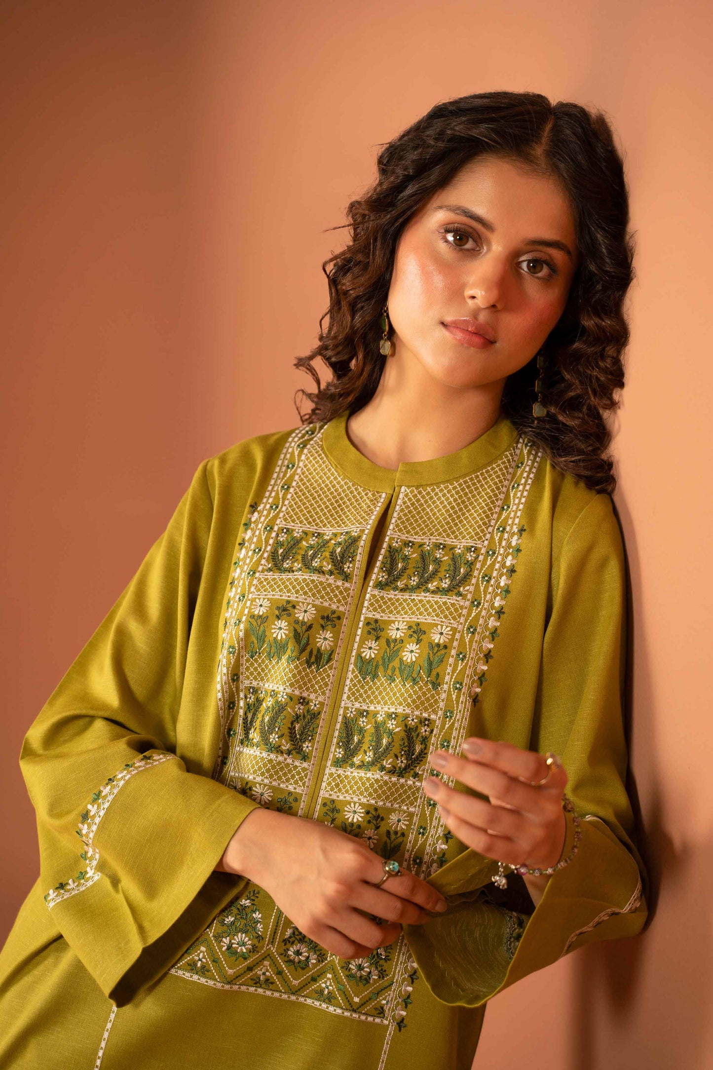 Nishat Linen - 2 Piece - Embroidered Suit - PW23-25