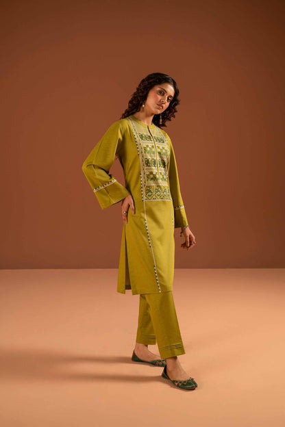 Nishat Linen - 2 Piece - Embroidered Suit - PW23-25