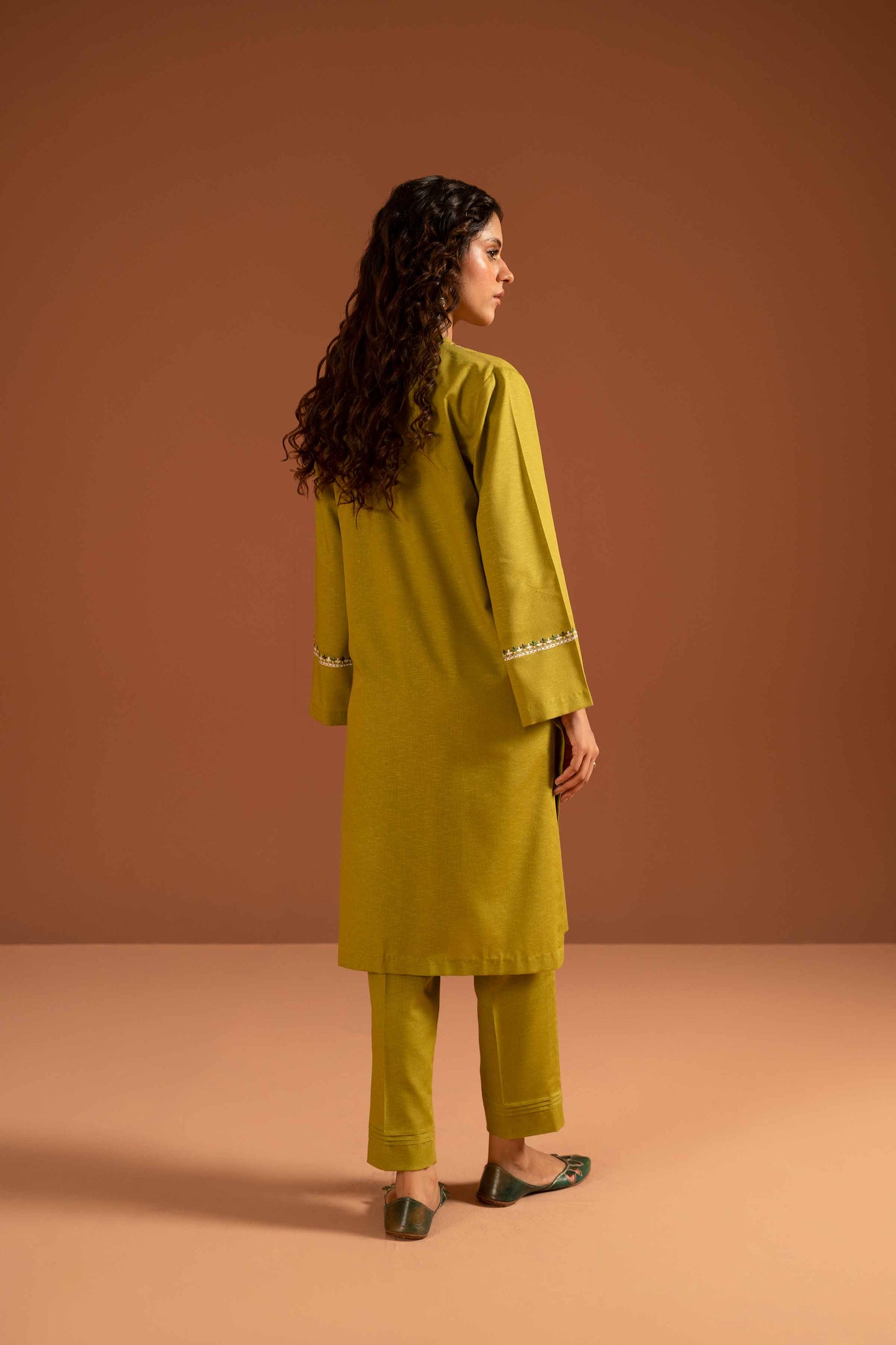 Nishat Linen - 2 Piece - Embroidered Suit - PW23-25