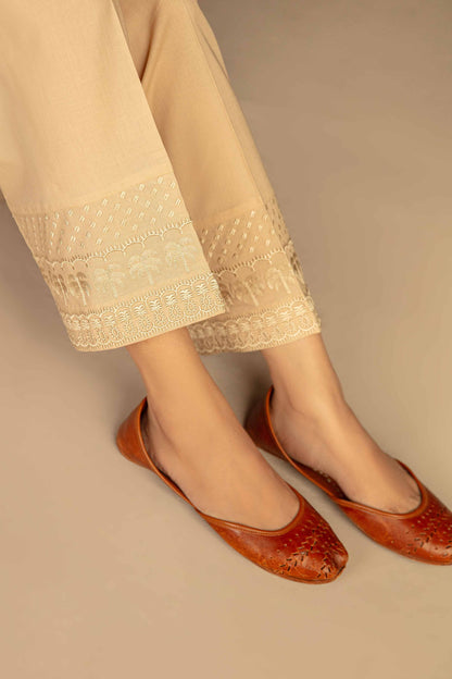 Nishat Linen - Embroidered Trousers - PW23-253