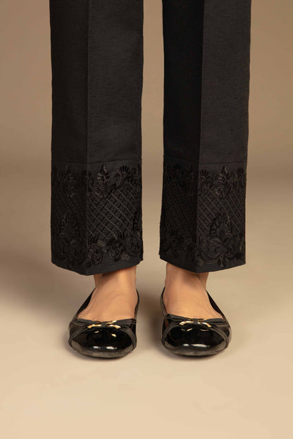 Nishat Linen - Embroidered Trousers - PW23-254