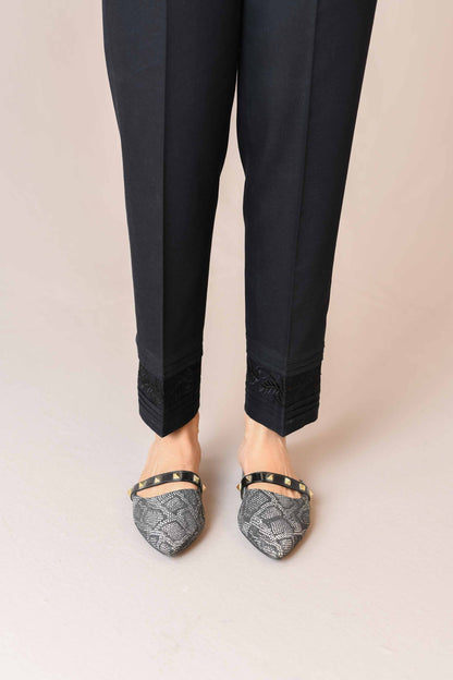 Nishat Linen - Embroidered Trousers - PW23-255