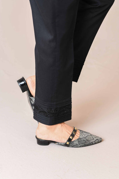 Nishat Linen - Embroidered Trousers - PW23-255