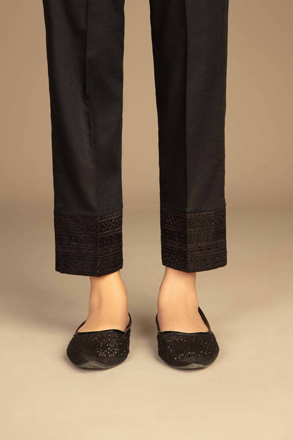 Nishat Linen - Embroidered Trousers - PW23-256