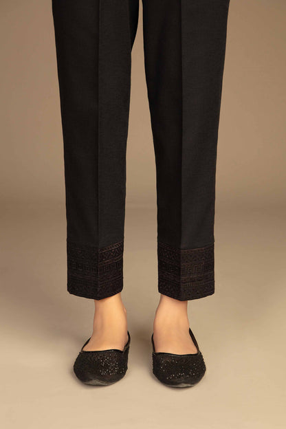 Nishat Linen - Embroidered Trousers - PW23-256