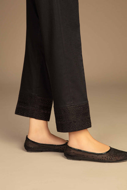 Nishat Linen - Embroidered Trousers - PW23-256