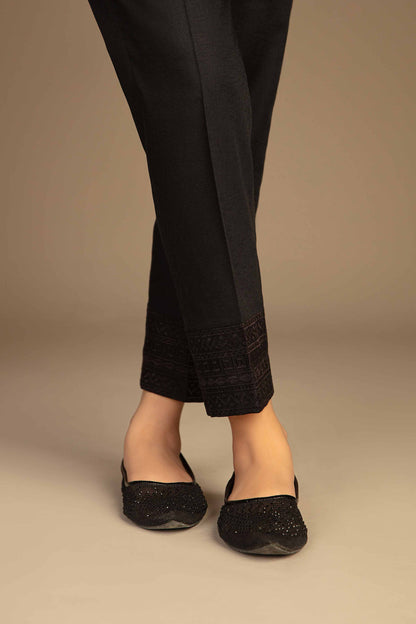 Nishat Linen - Embroidered Trousers - PW23-256