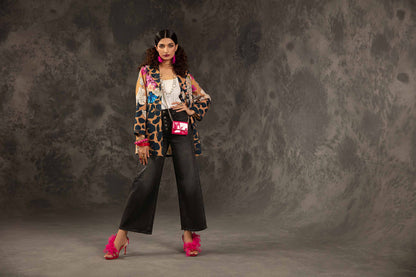 Nishat Linen - Printed Jacket - PW23-258