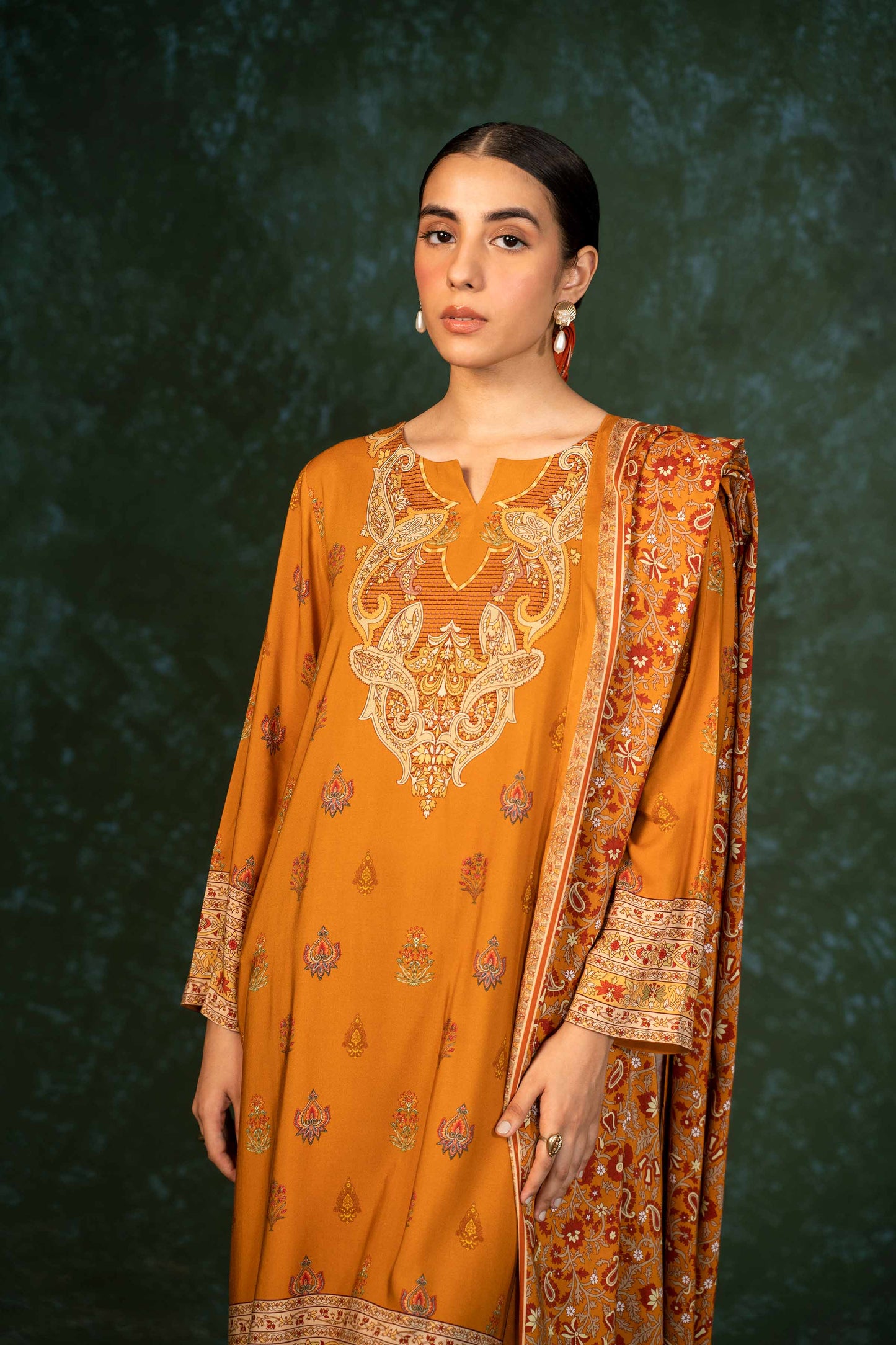 Nishat Linen - 3 Piece - Printed Suit - PW23-263