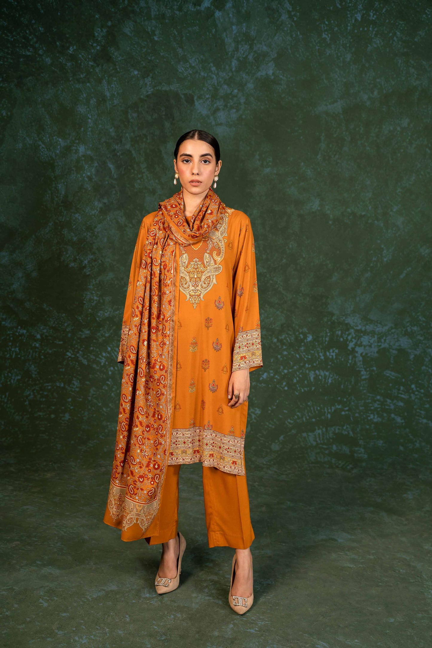 Nishat Linen - 3 Piece - Printed Suit - PW23-263