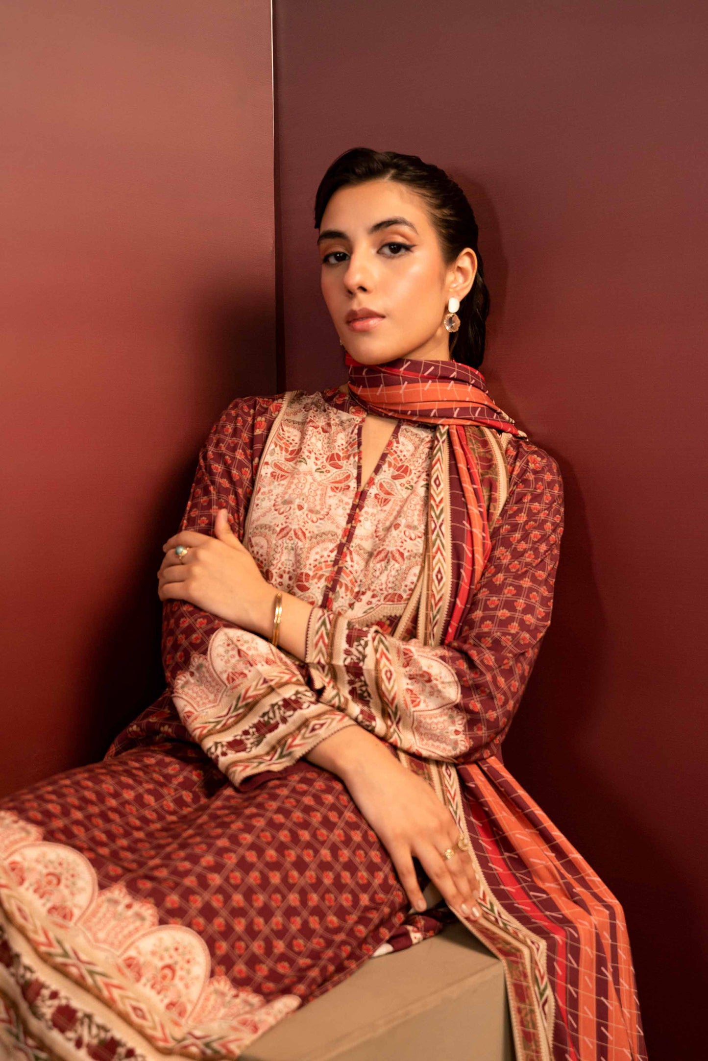 Nishat Linen - 3 Piece - Printed Suit - PW23-265