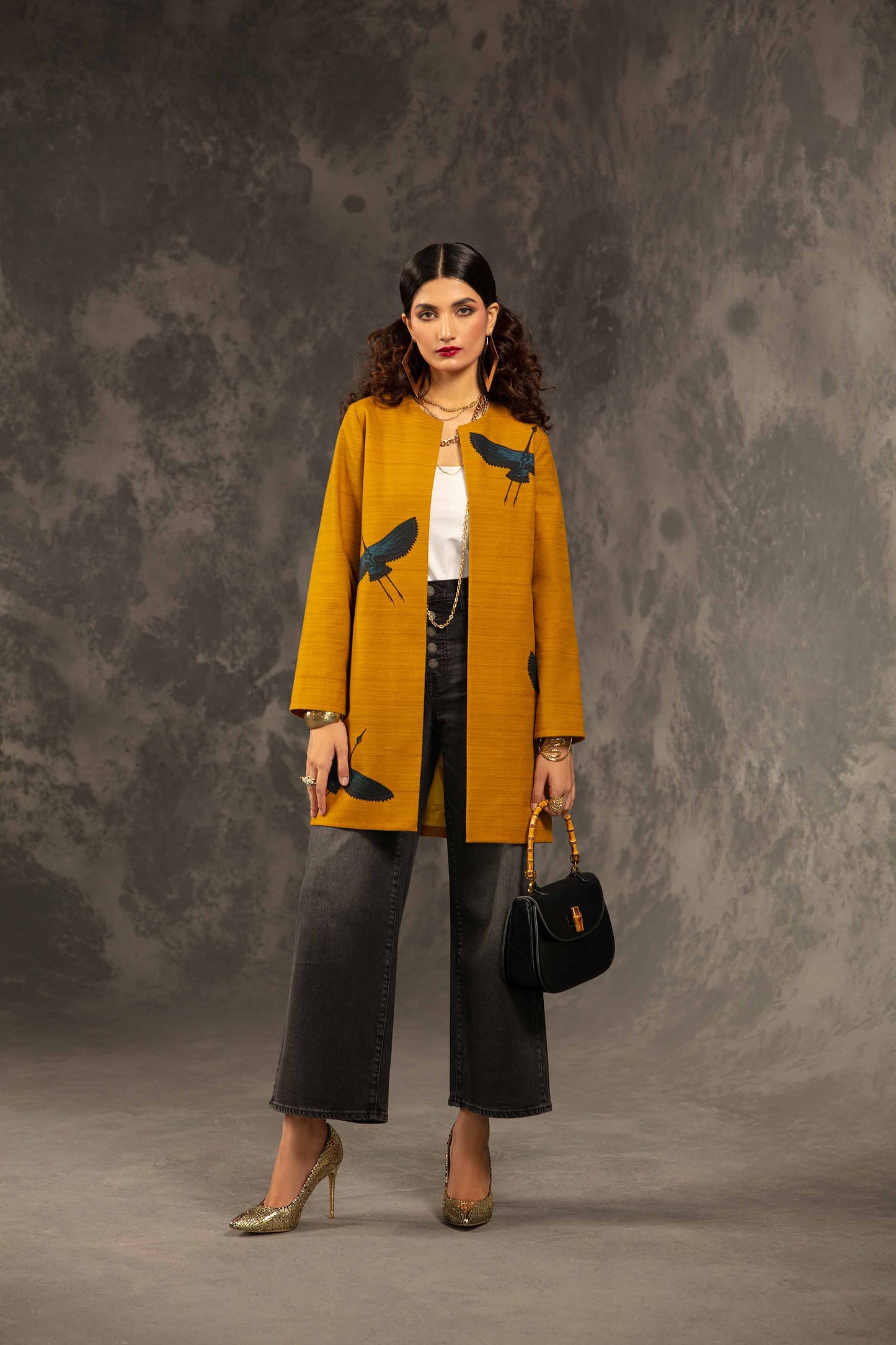Nishat Linen - Printed Jacket - PW23-266