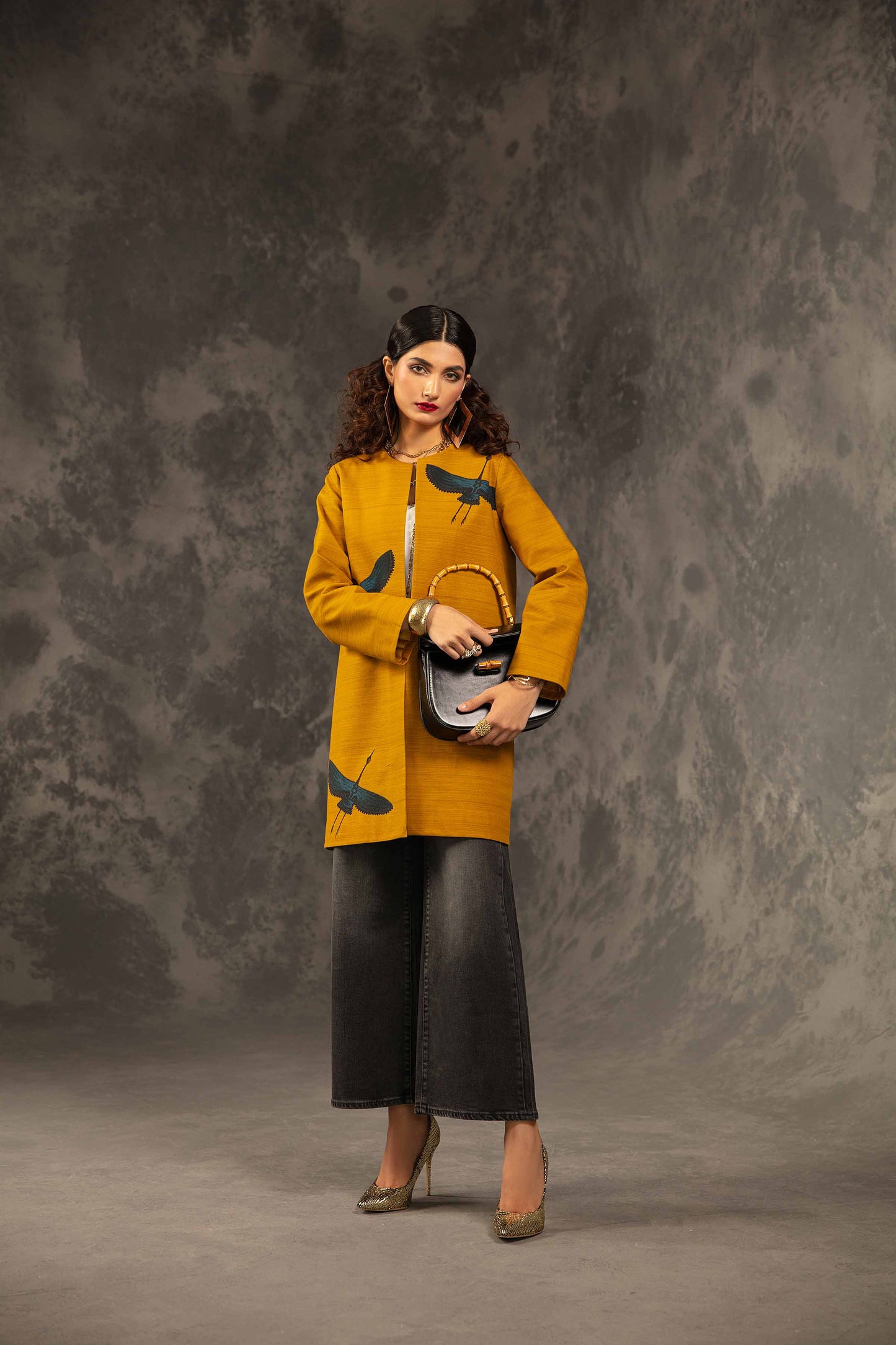 Nishat Linen - Printed Jacket - PW23-266