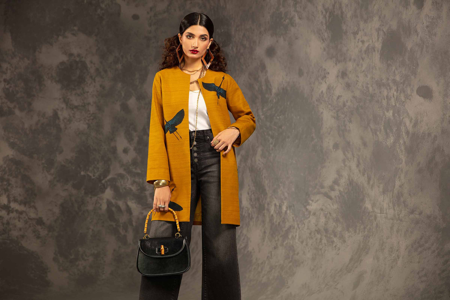 Nishat Linen - Printed Jacket - PW23-266