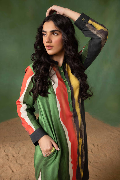 Nishat Linen - Printed Shirt - PW23-267