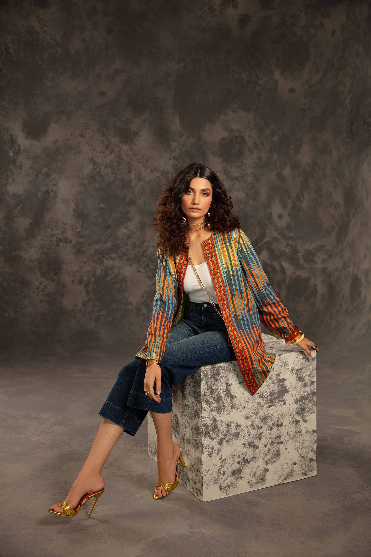 Nishat Linen - Printed Jacket - PW23-268