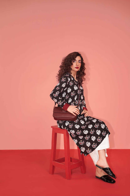 Nishat Linen - Printed Shirt - PW23-269