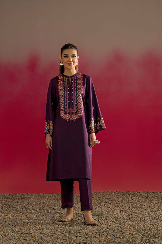 Nishat Linen - 2 Piece - Embroidered Suit - PW23-27