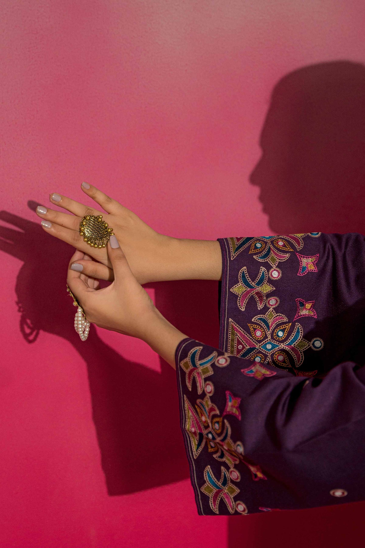 Nishat Linen - 2 Piece - Embroidered Suit - PW23-27