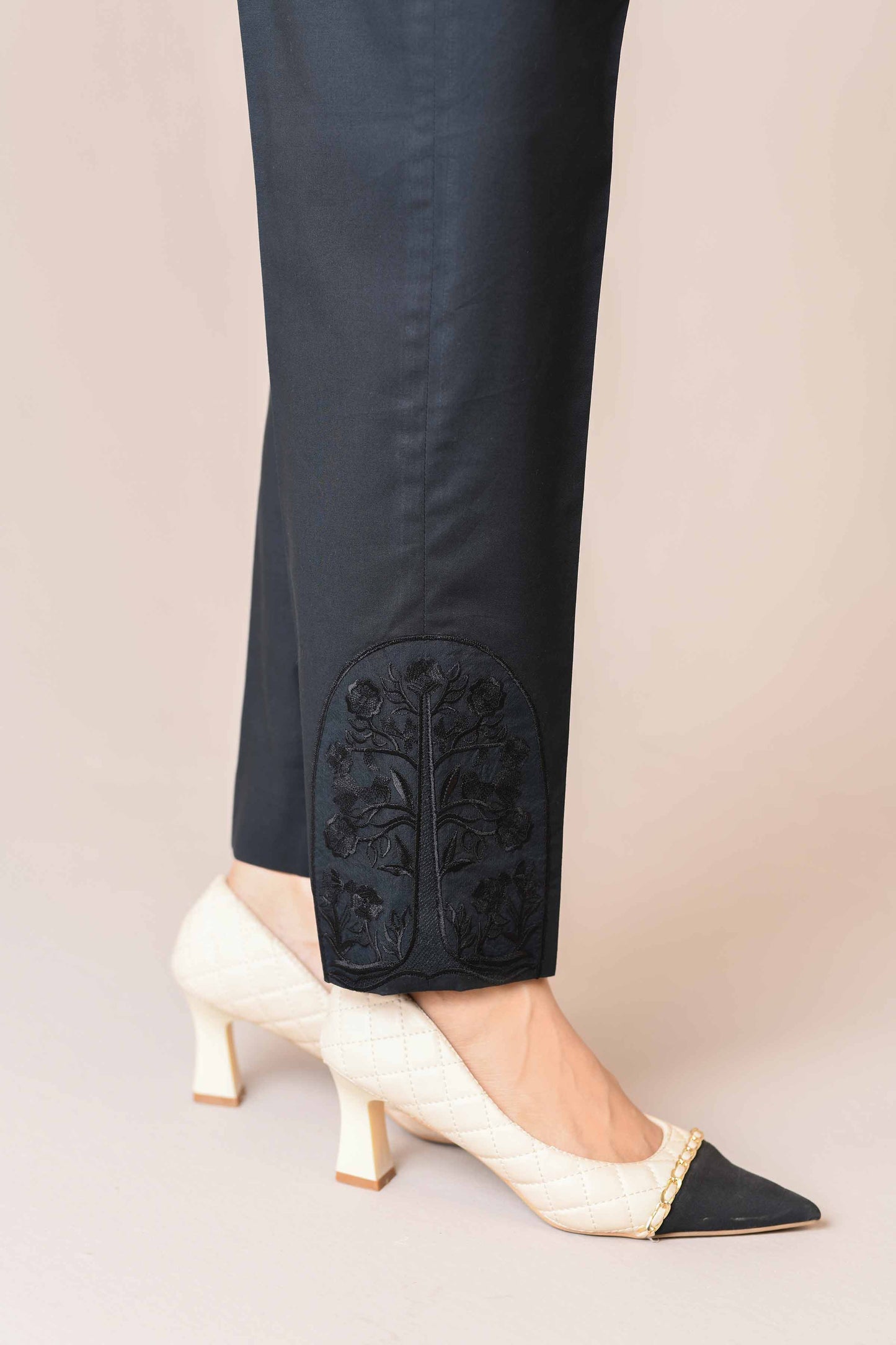Nishat Linen - Embroidered Trousers - PW23-275
