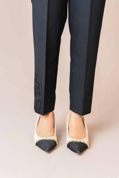 Nishat Linen - Embroidered Trousers - PW23-275