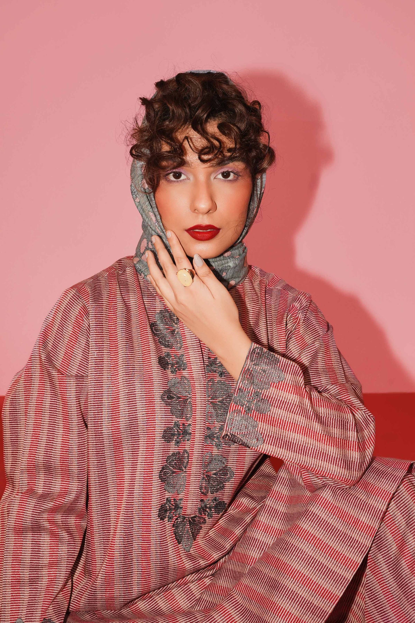 Nishat Linen - 3 Piece - Printed Embroidered Suit - PW23-279