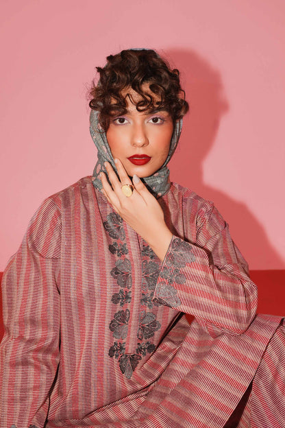 Nishat Linen - 3 Piece - Printed Embroidered Suit - PW23-279