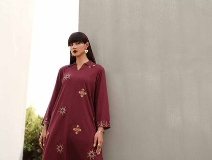Nishat Linen - 2 Piece - Embroidered Suit - PW23-28