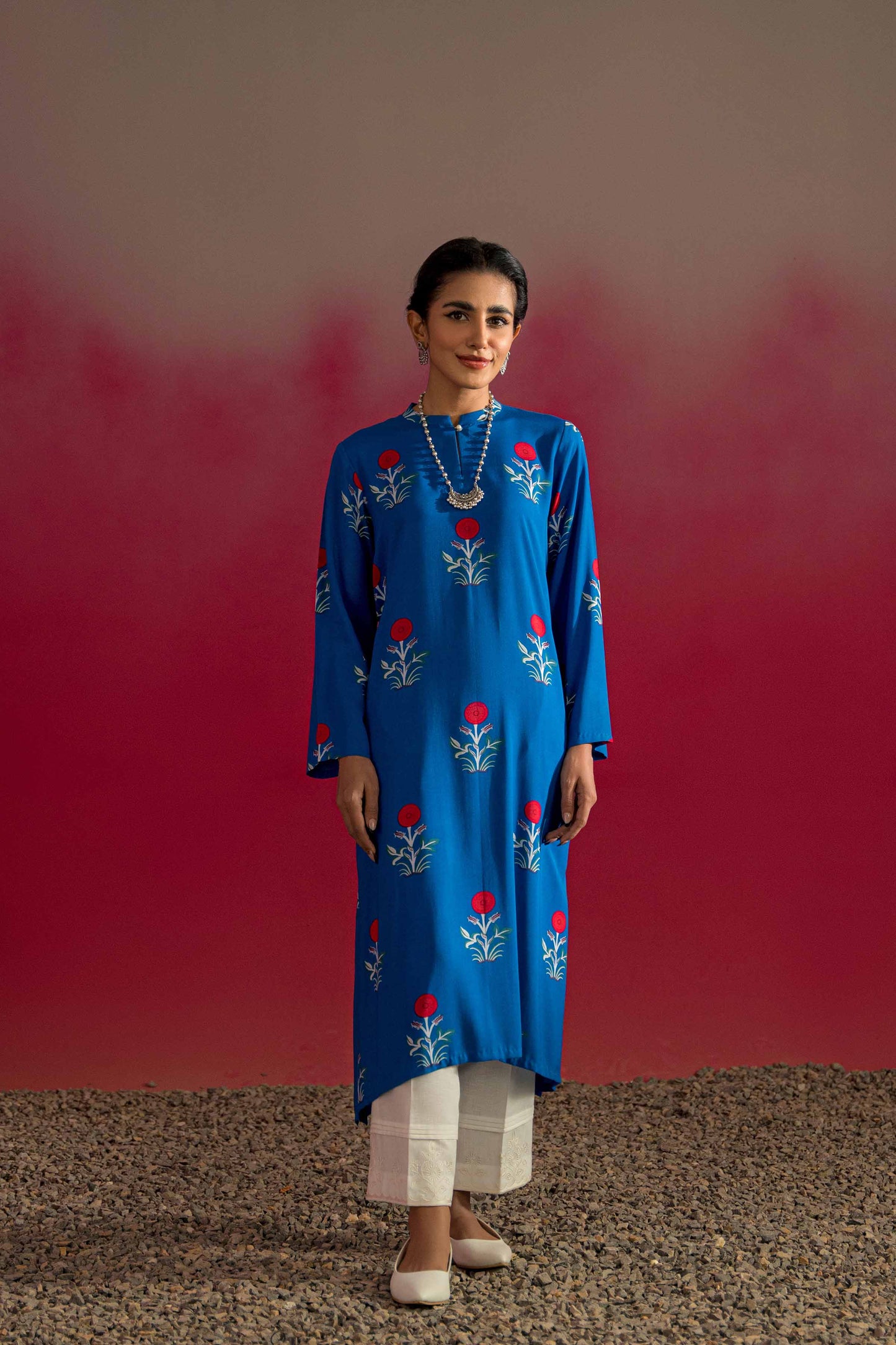 Nishat Linen - Printed Shirt - PW23-282