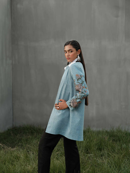Nishat Linen - Embroidered Jacket - PW23-283