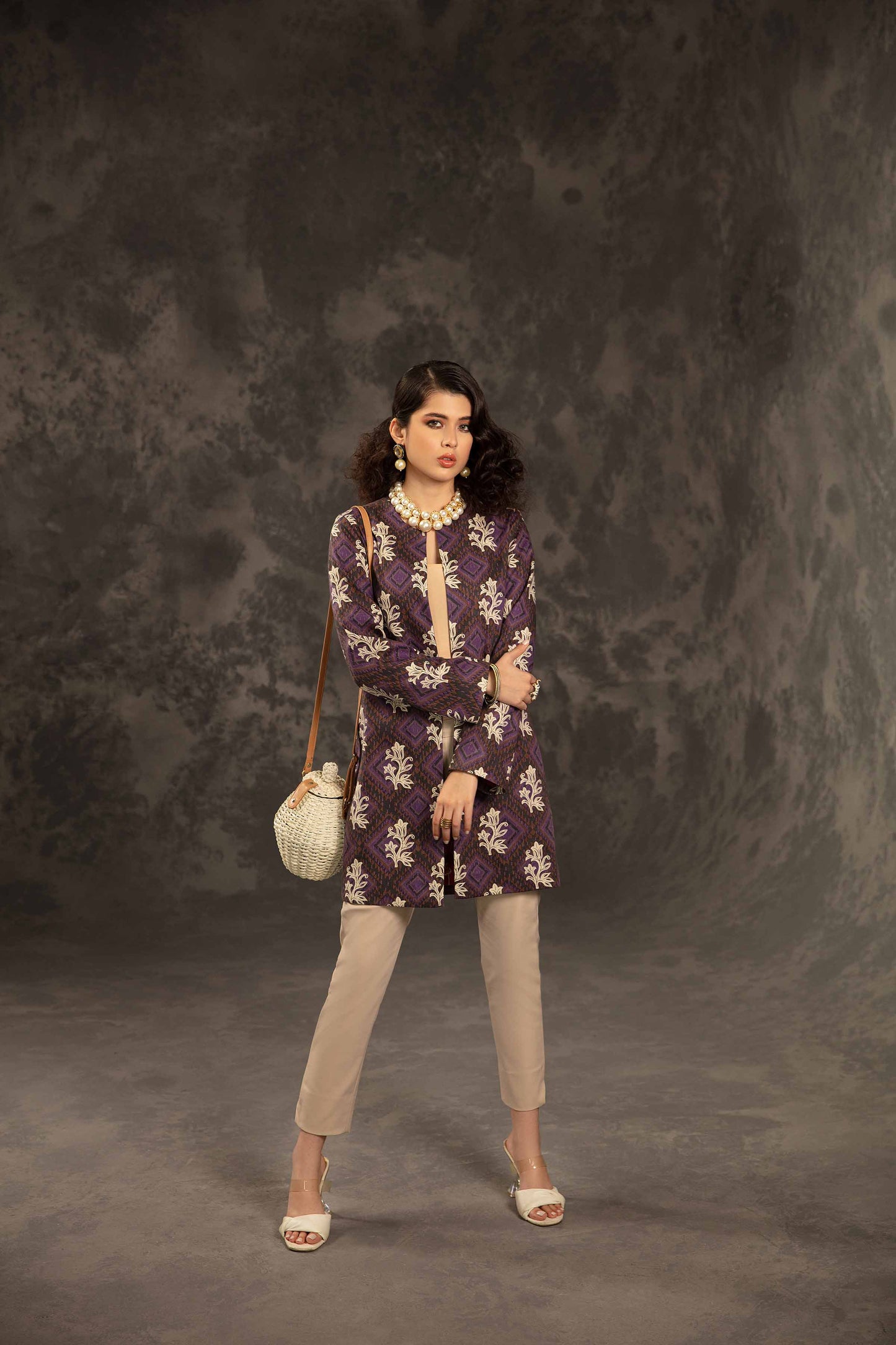 Nishat Linen - Printed Jacket - PW23-286