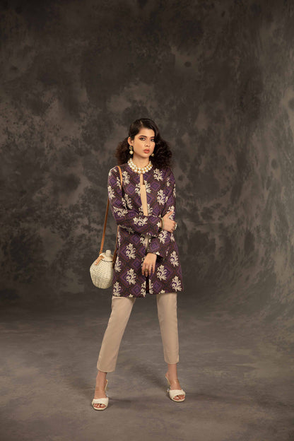 Nishat Linen - Printed Jacket - PW23-286