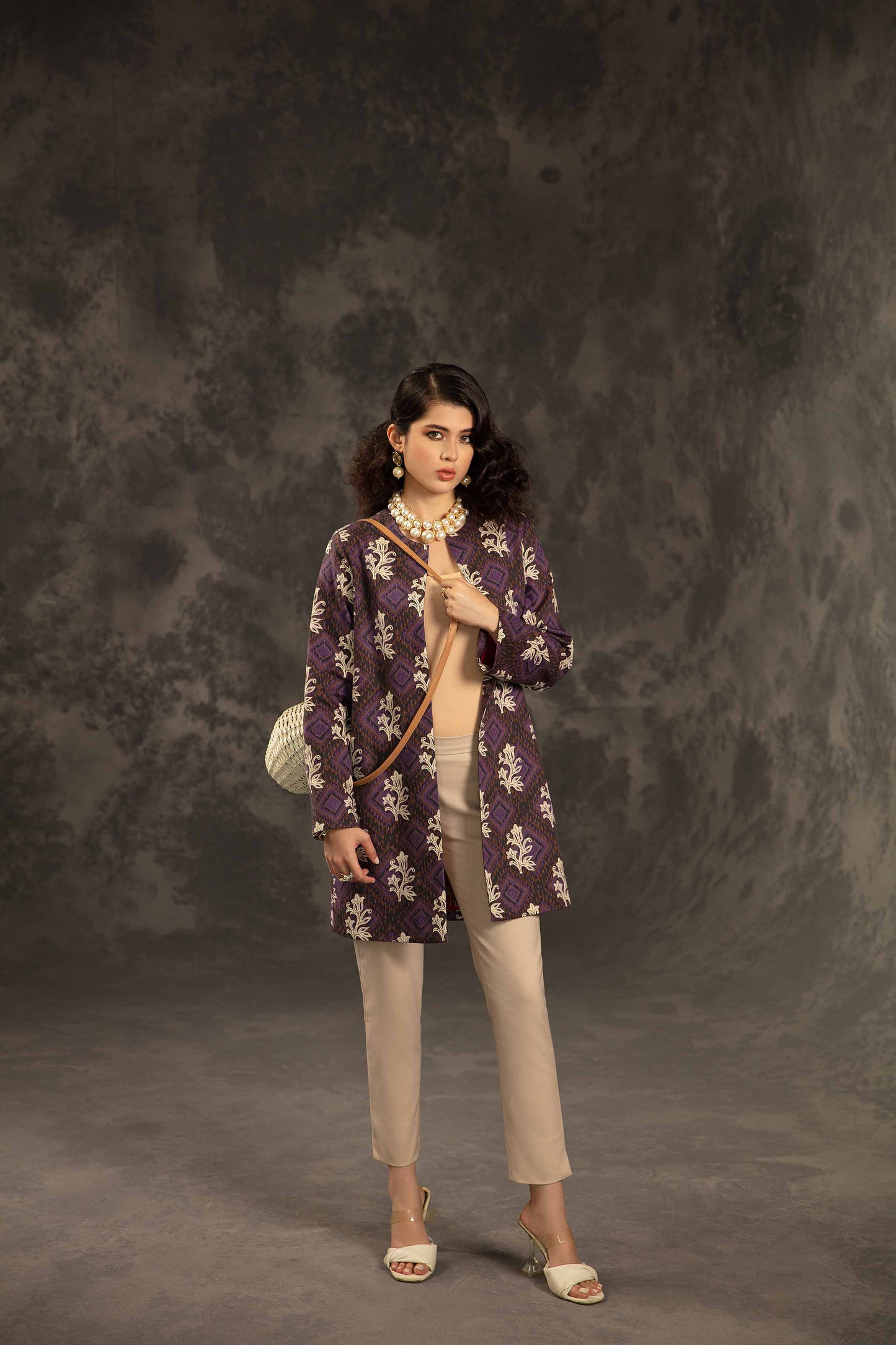 Nishat Linen - Printed Jacket - PW23-286