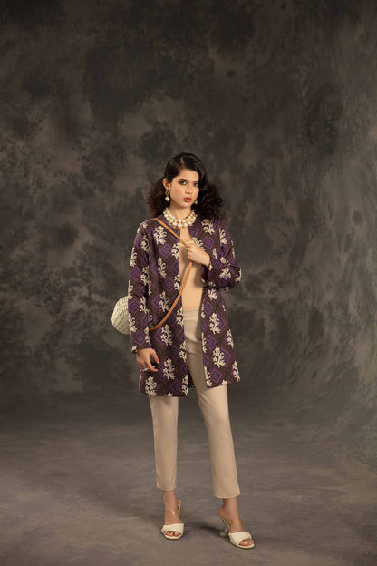 Nishat Linen - Printed Jacket - PW23-286