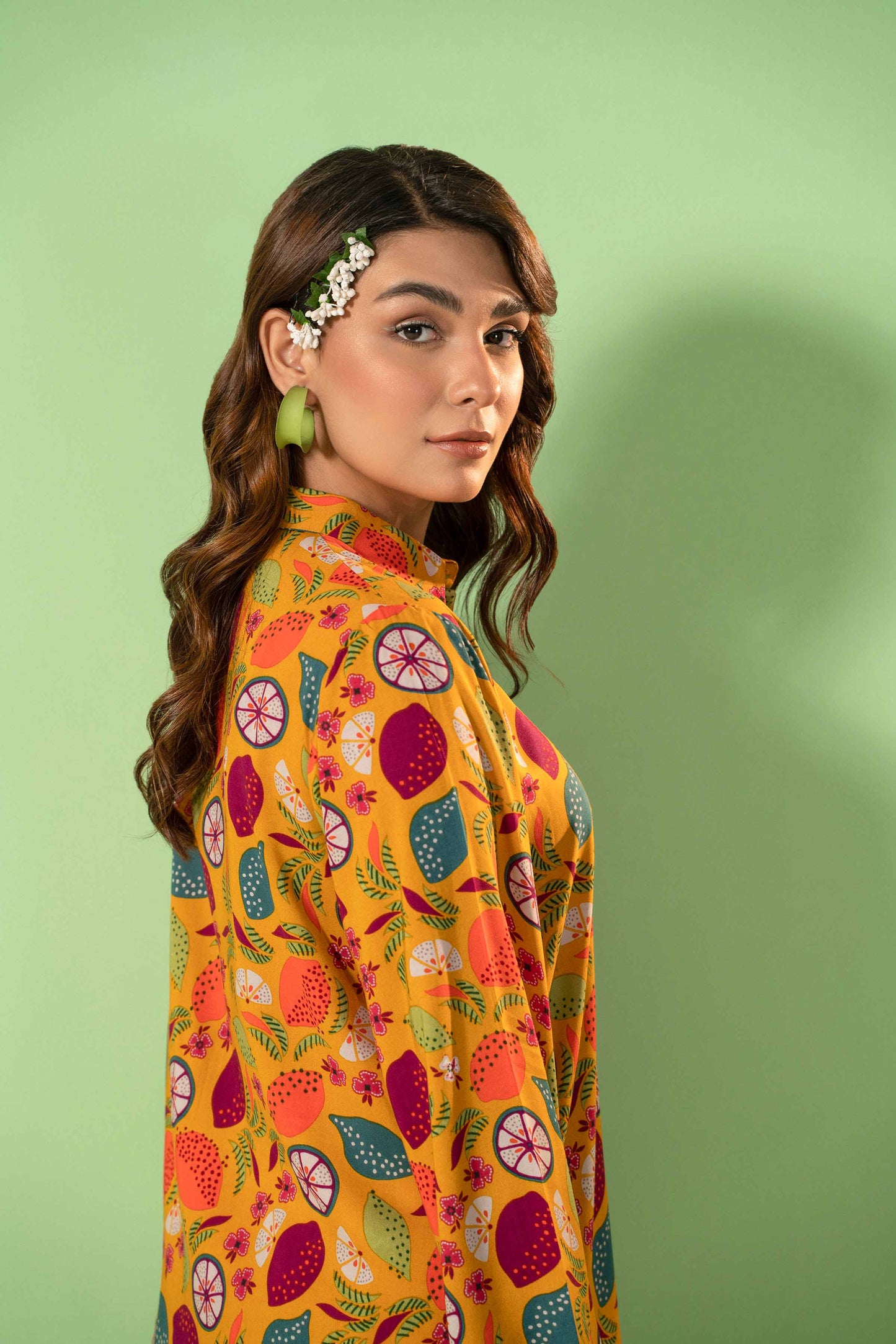 Nishat Linen - Printed Shirt - PW23-287
