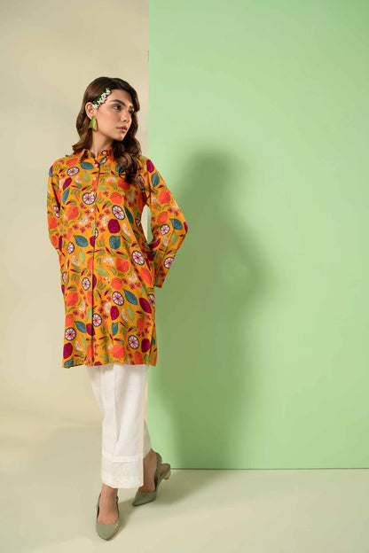 Nishat Linen - Printed Shirt - PW23-287
