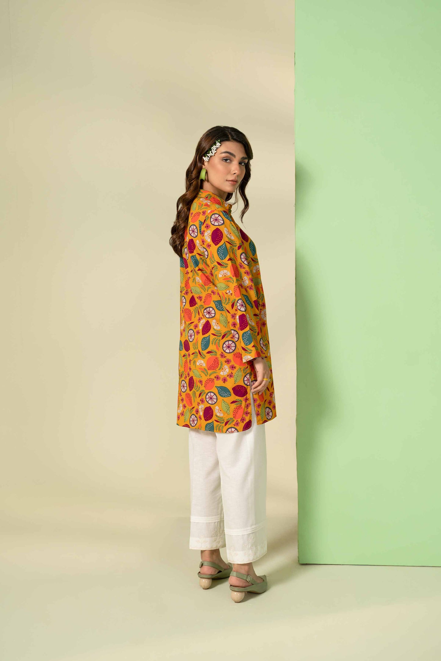 Nishat Linen - Printed Shirt - PW23-287