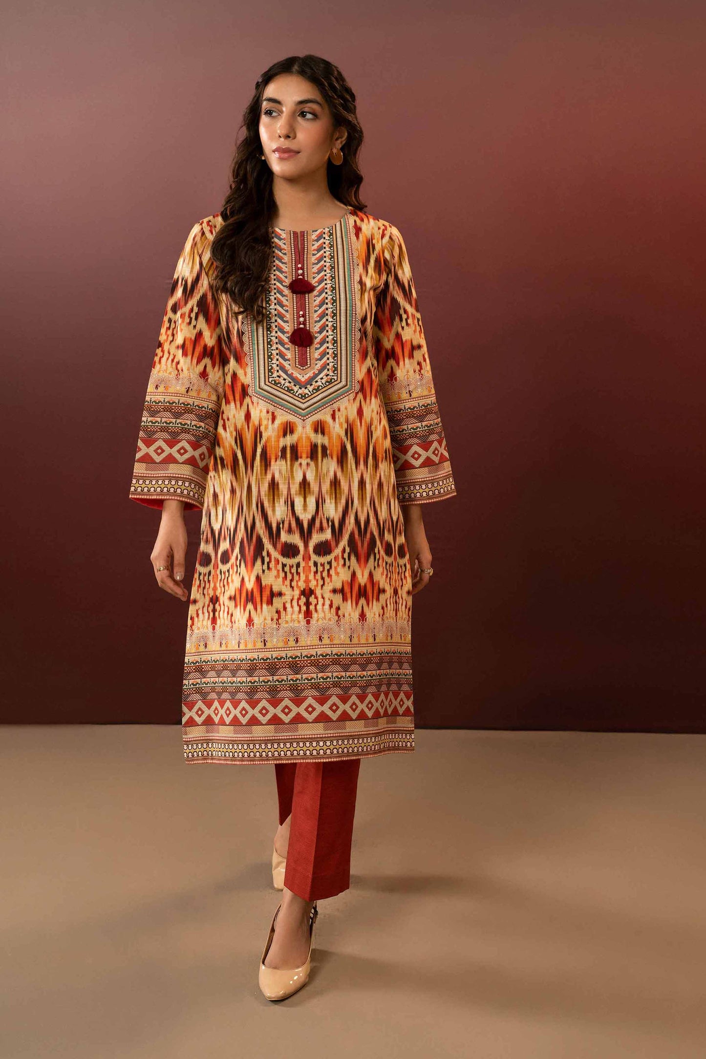 Nishat Linen - 2 Piece - Printed Suit - PW23-292